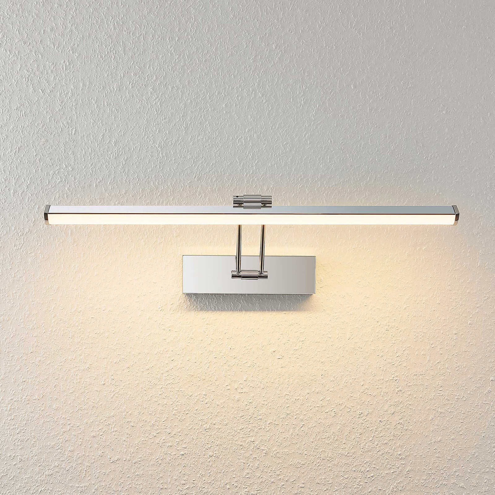 LED speillampe Sanya krom bakside og tilkobling