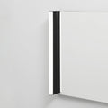 LED speillampe Slat svart dimbar IP44 60 cm forfra