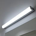 LED-speillampe Smile-SLG 60 cm aluminium forfra