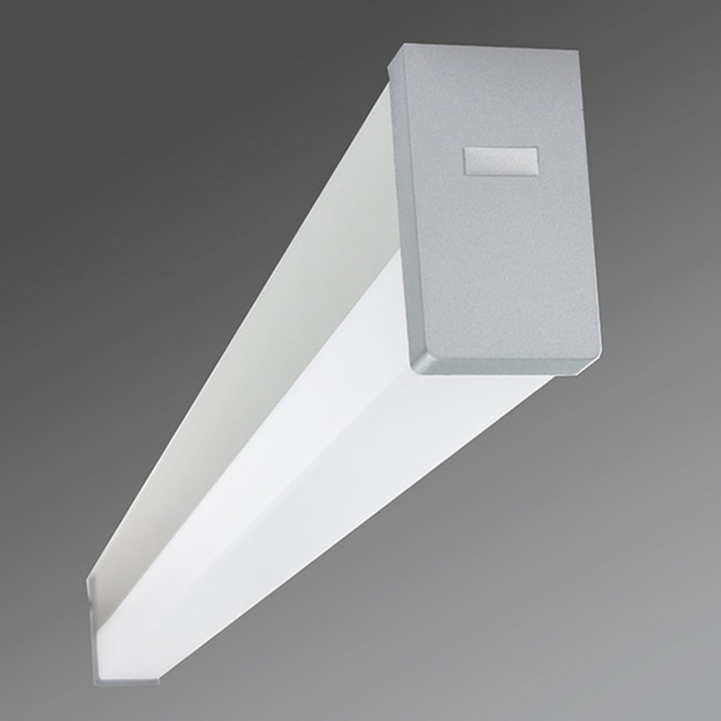 LED-speillampe Smile-SLG 60 cm aluminium bakside