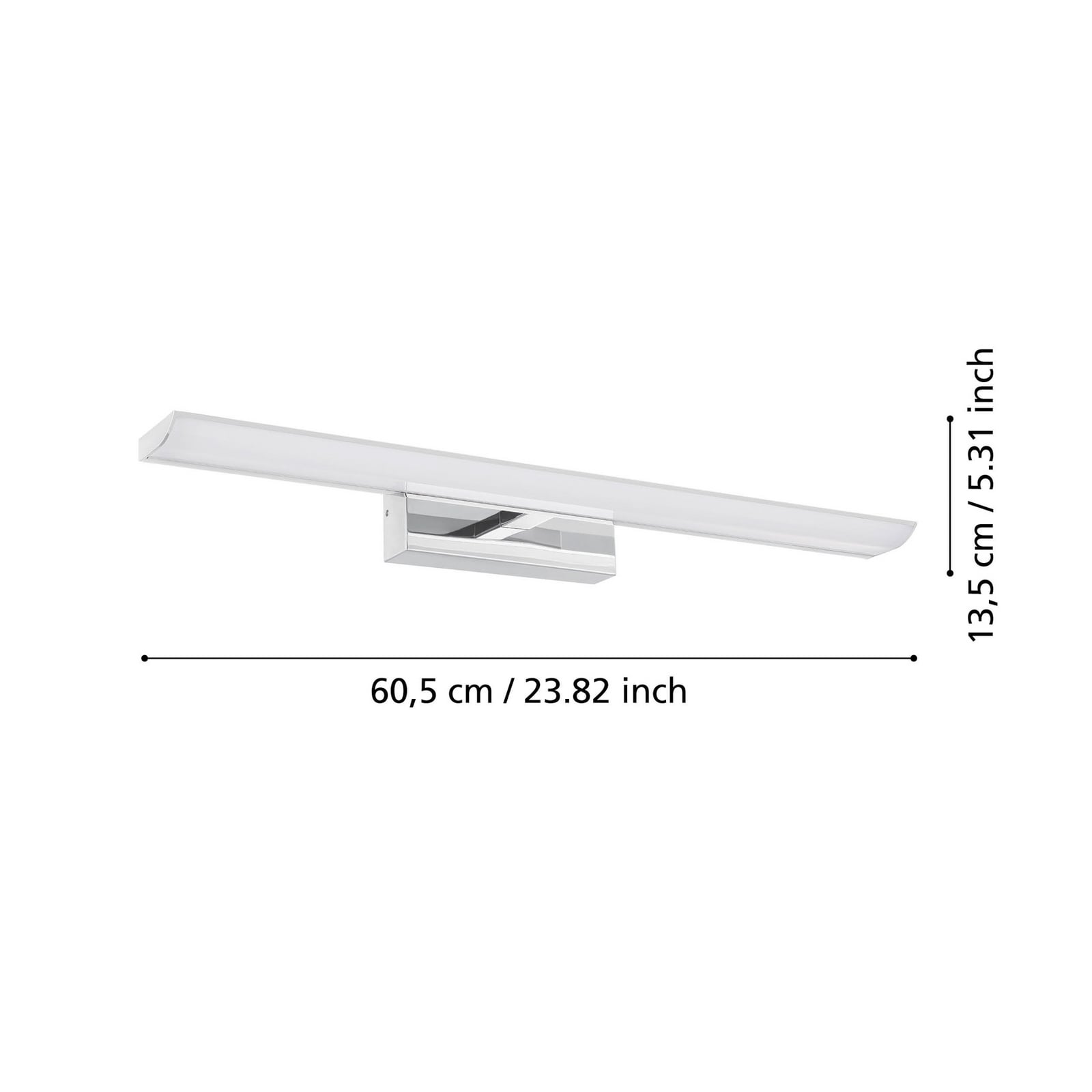 Detalj av LED speillampe Tabiano-C dimbar RGB CCT IP44