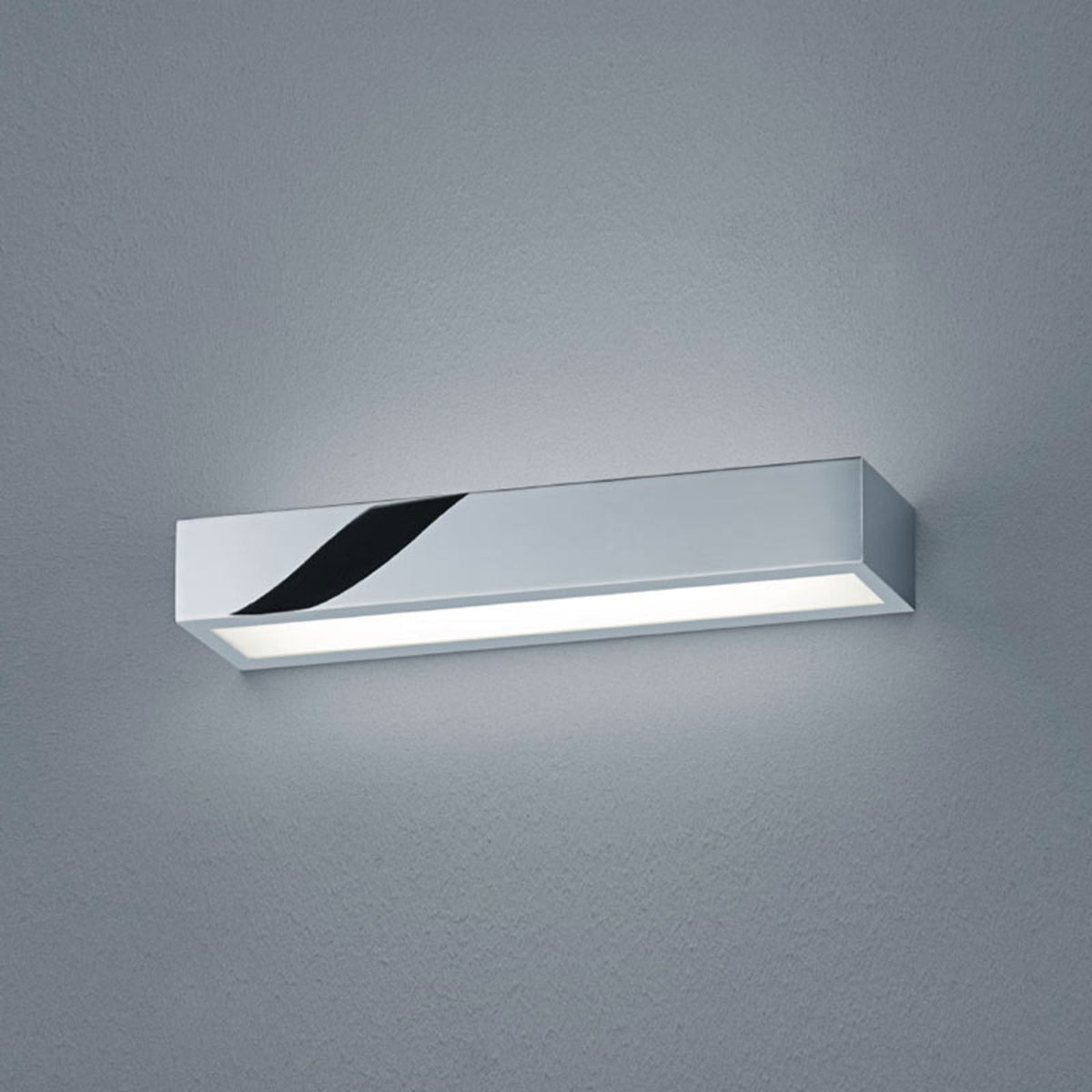 LED speillampe Theia krom 30 cm frontbilde