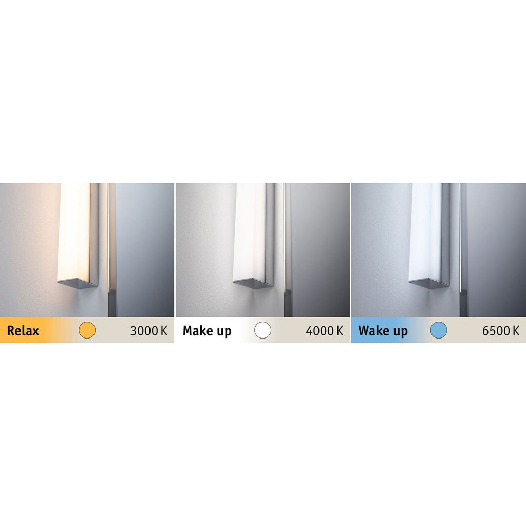 LED speillampe Tova dimbar 60 cm IP44 med fjernkontroll fjernkontroll