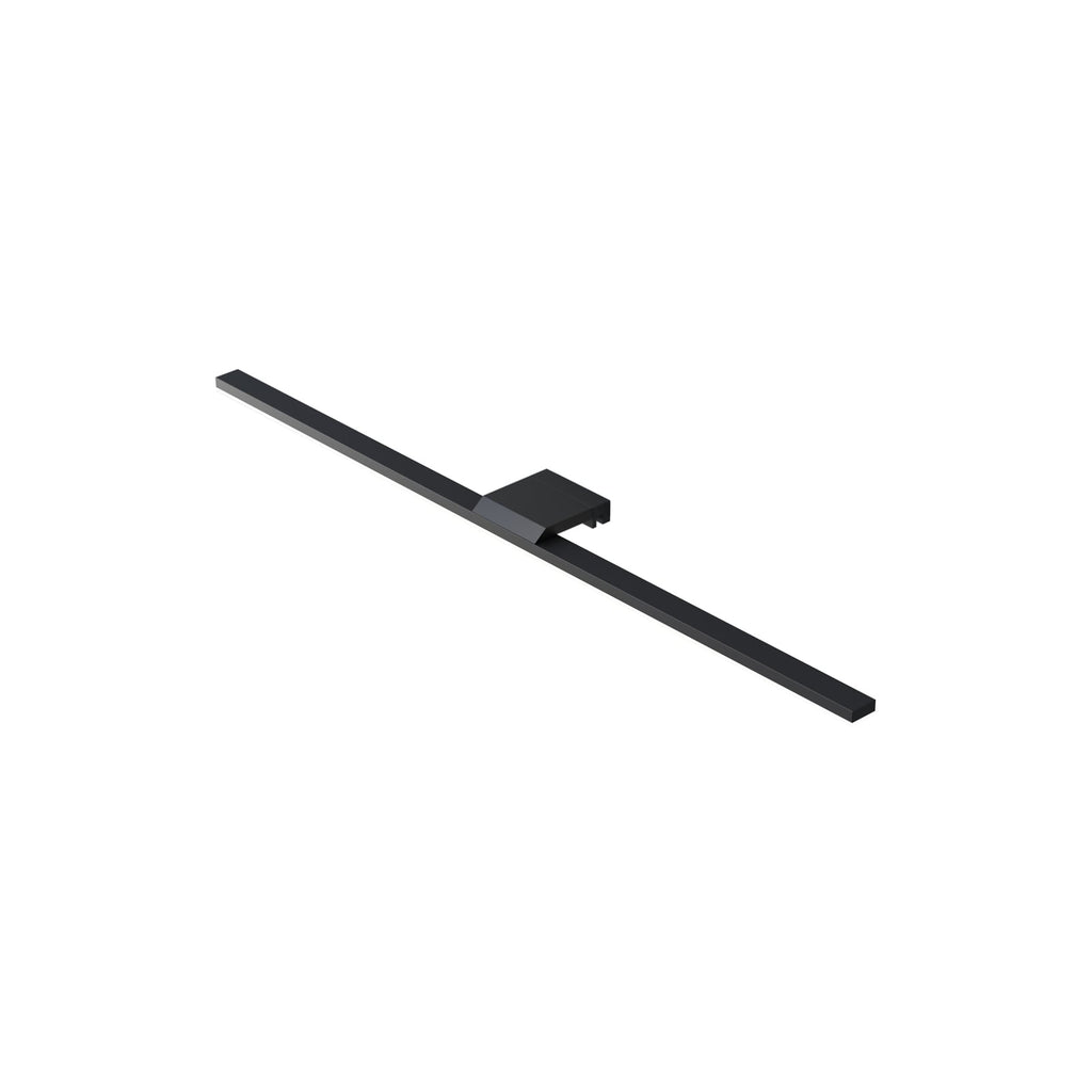 LED speillampe Triga svart 60 cm 4000K IP44 nærbilde av LED-lys
