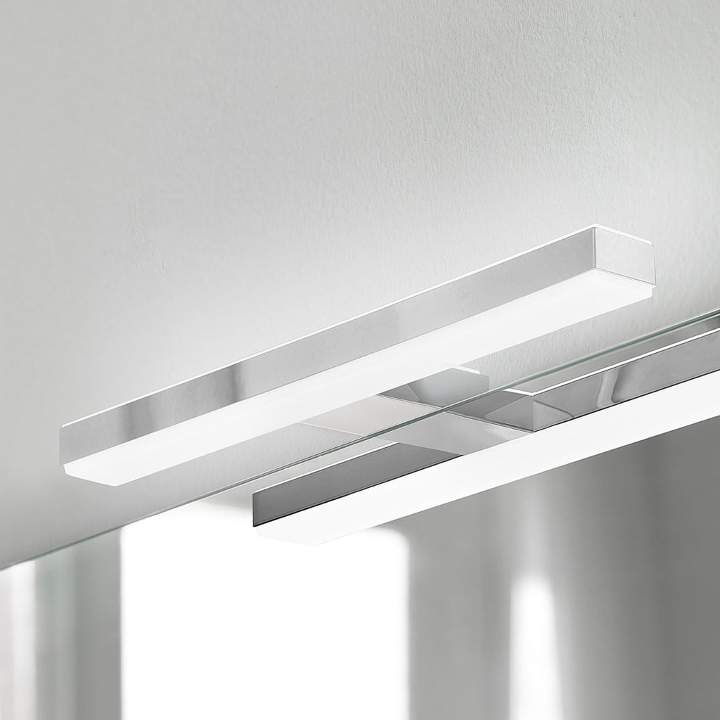 LED speillampe Veronica krom 30 cm 8W IP44 forfra