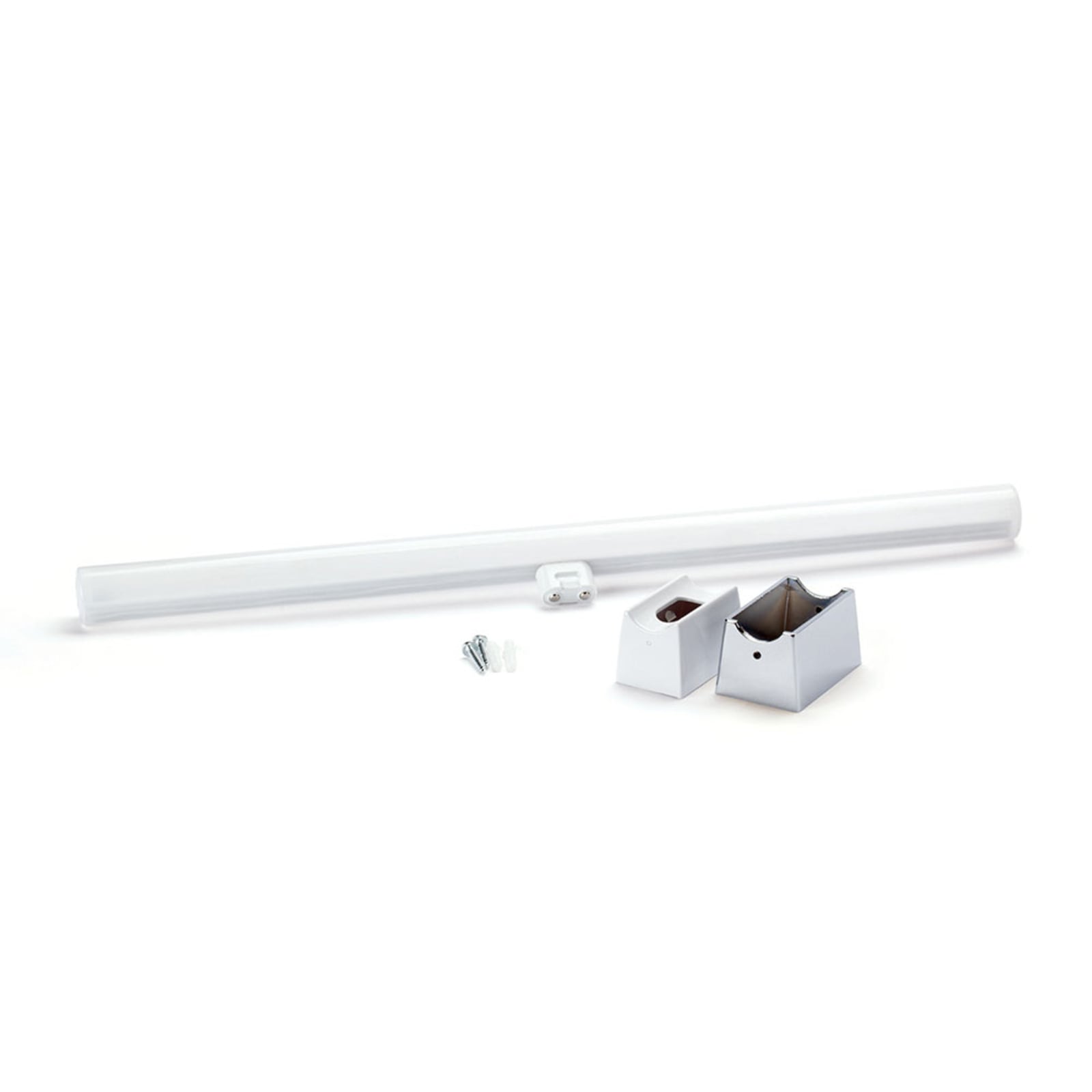 LED speillampe Visagist 50 cm krom S14d 8W monteringsdetalj