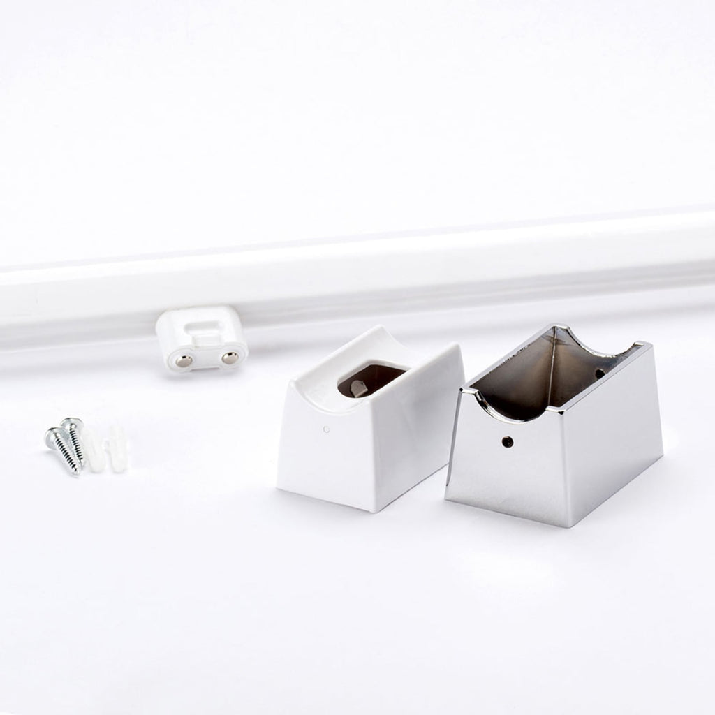 Nærbilde av LED-linjelampe i LED speillampe Visagist 50 cm krom S14d 8W
