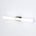 LED speillampe Visagist 50 cm svart S14d 8W forfra