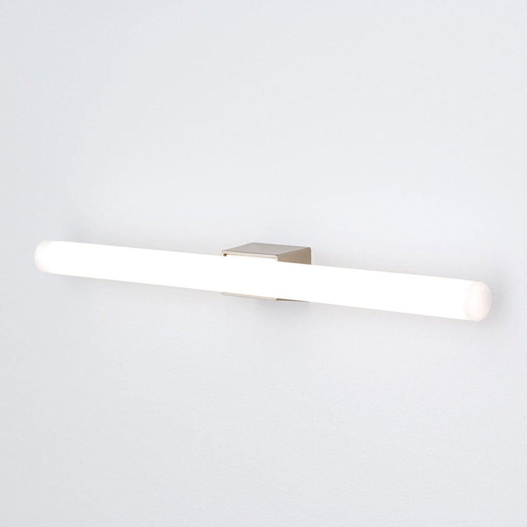 LED speillampe Visagist matt nikkel 50 cm varmhvit forfra