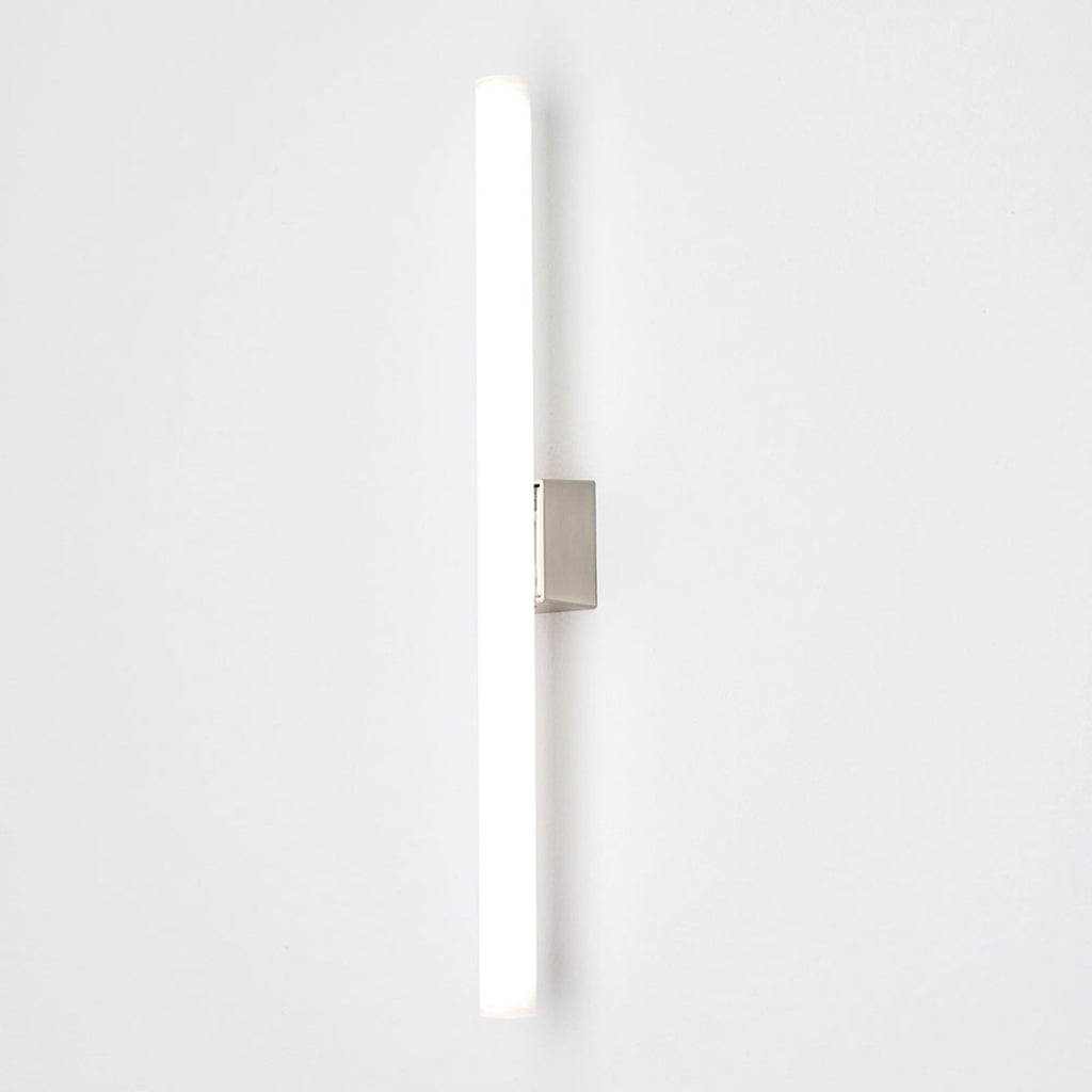 LED speillampe Visagist matt nikkel 50 cm varmhvit bakside