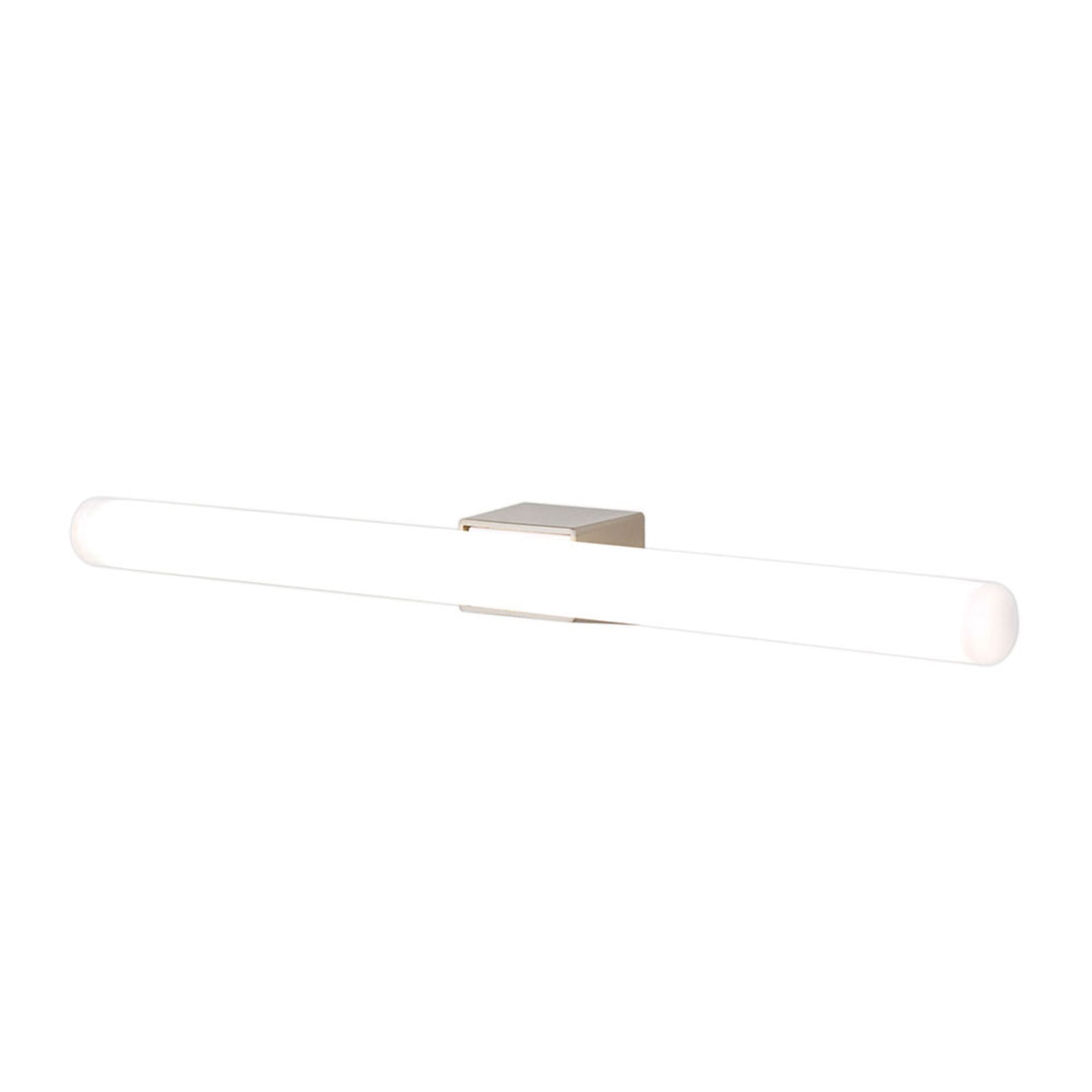 Montert LED speillampe Visagist matt nikkel 50 cm varmhvit på baderom