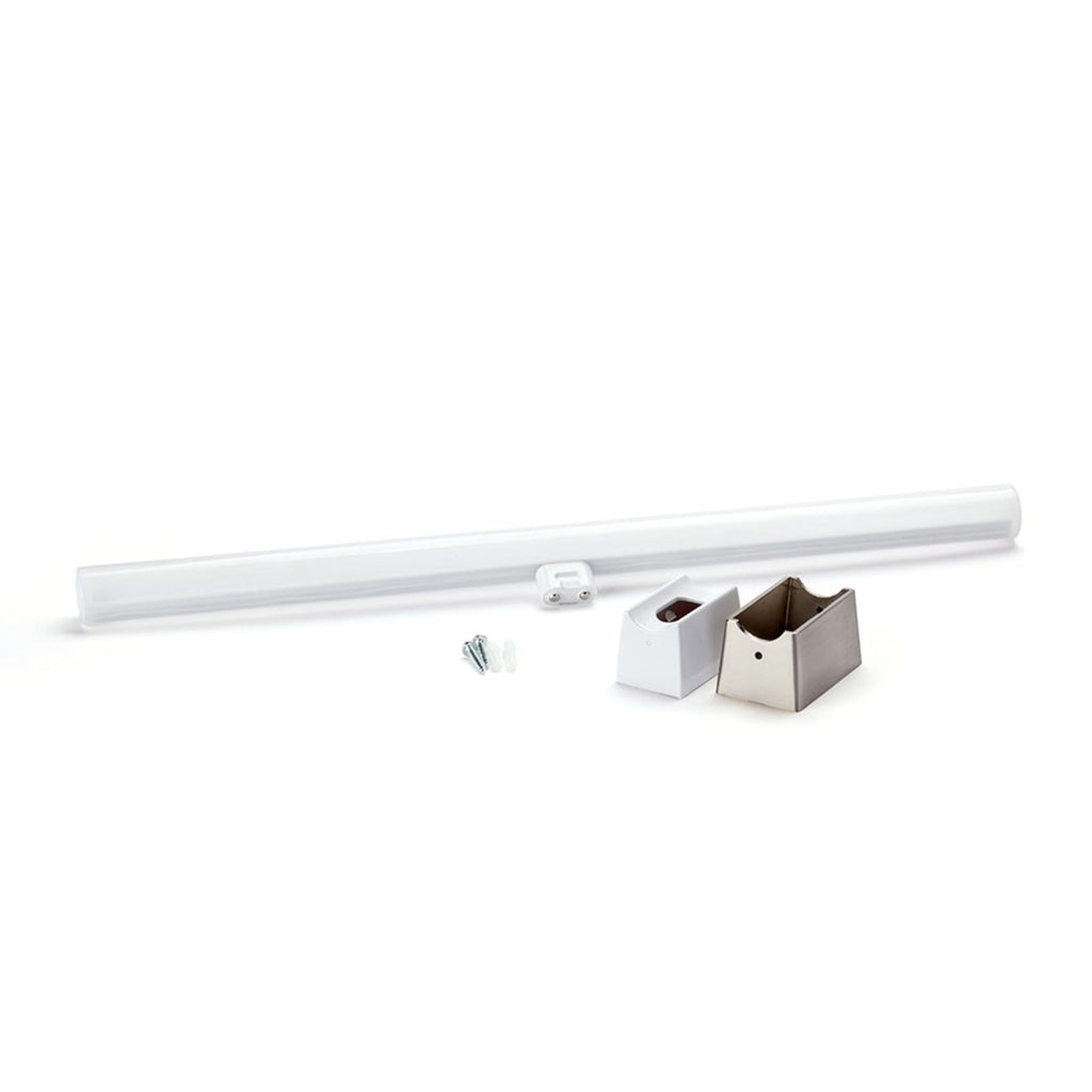 LED speillampe Visagist matt nikkel 50 cm varmhvit installasjon