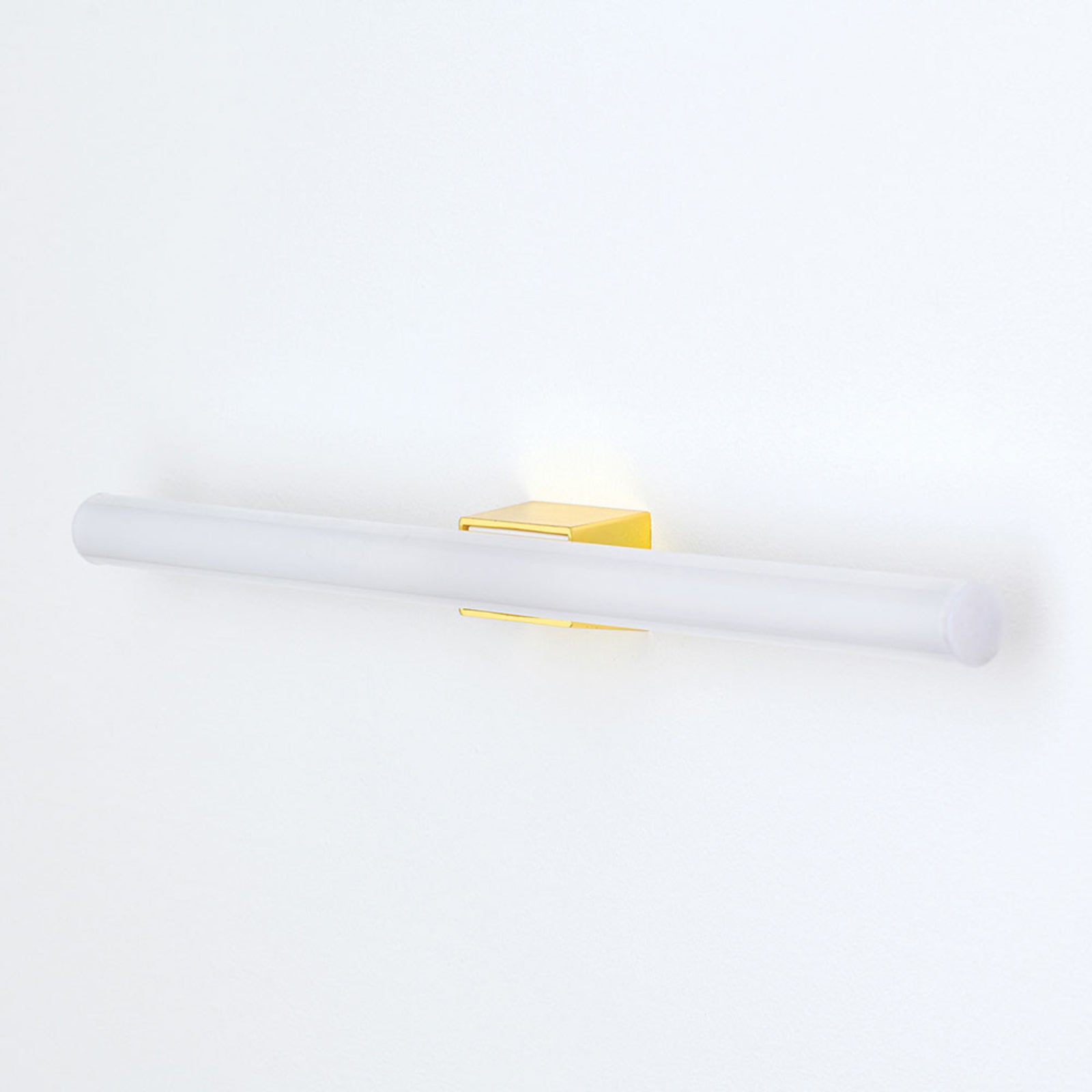 Detalj av LED speillampe Visagist messing 50 cm S14d 8W metallholder