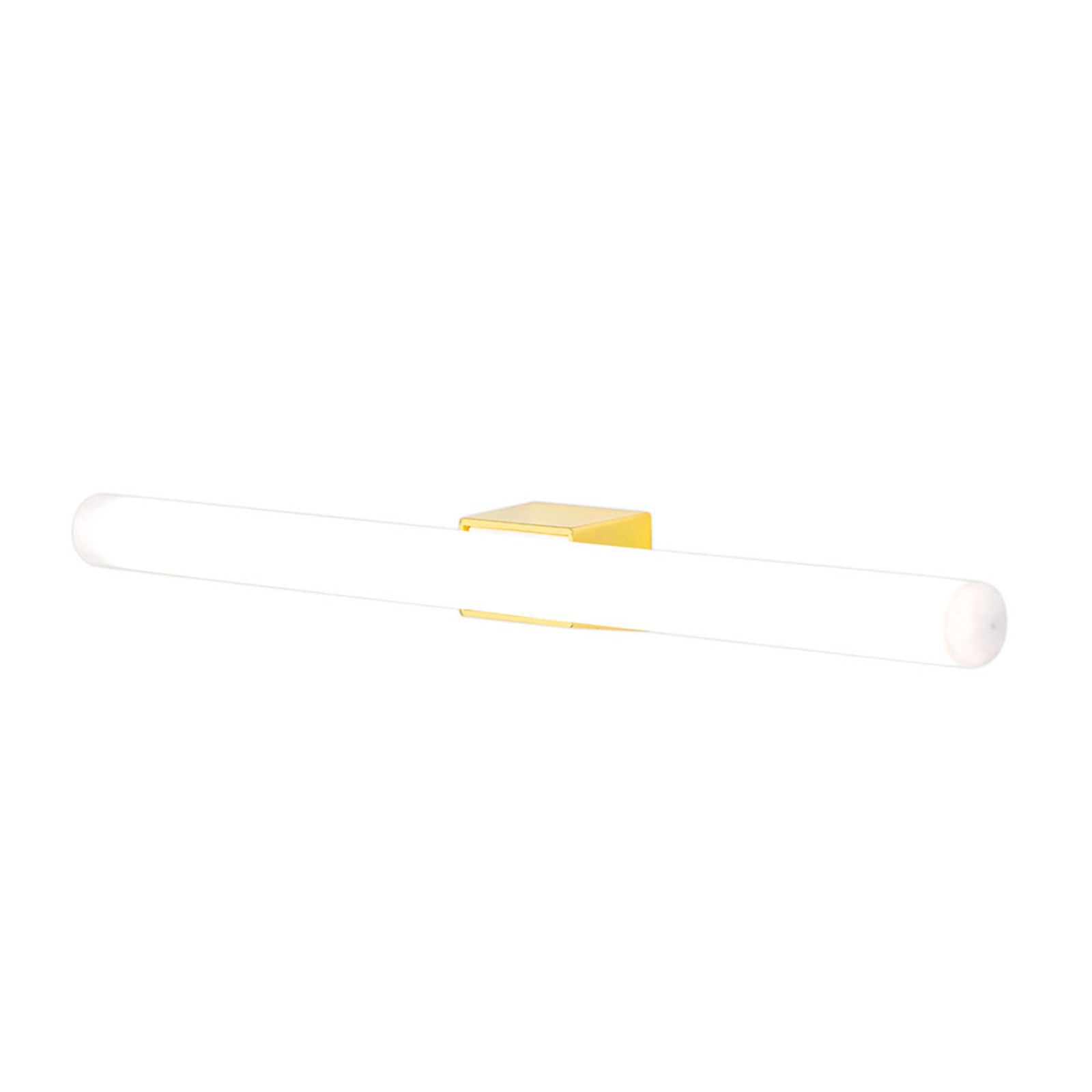 Montert LED speillampe Visagist messing 50 cm S14d 8W ved baderomsspeil