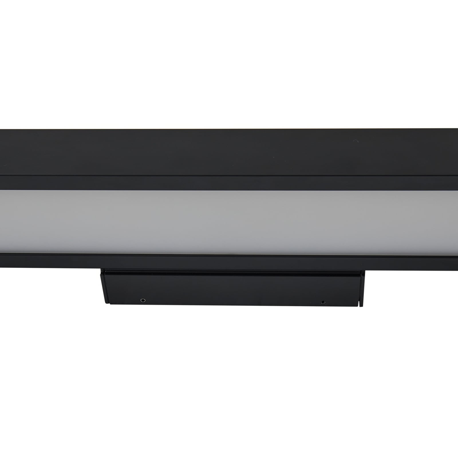 LED speillampe Zafira med veggfeste i svart matt