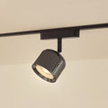 LED-spot 48V Lumaro grå aluminium Ø8,2 cm dimbar CCT forfra