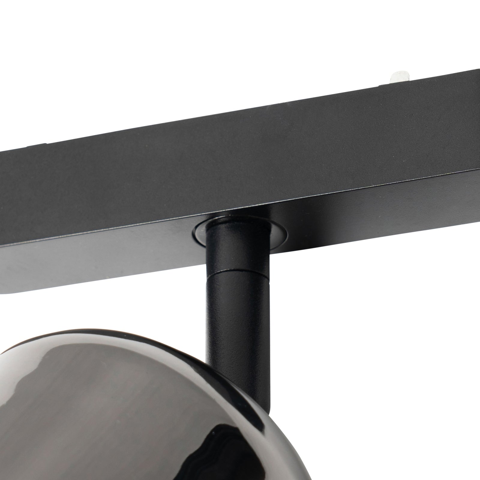 LED-spot 48V Lumaro grå aluminium Ø8,2 cm sideprofil