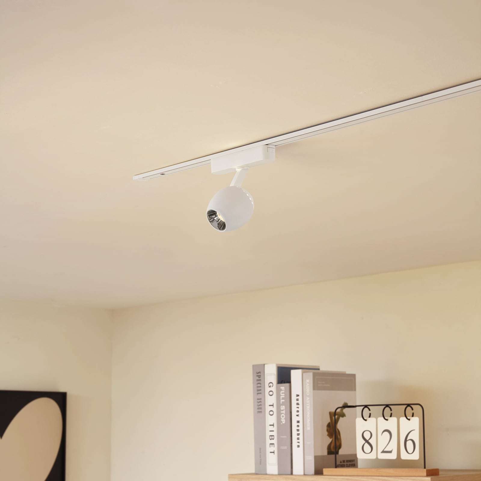 LED-spot 48V Lumaro hvit Ø6 cm dimbar CCT bakside