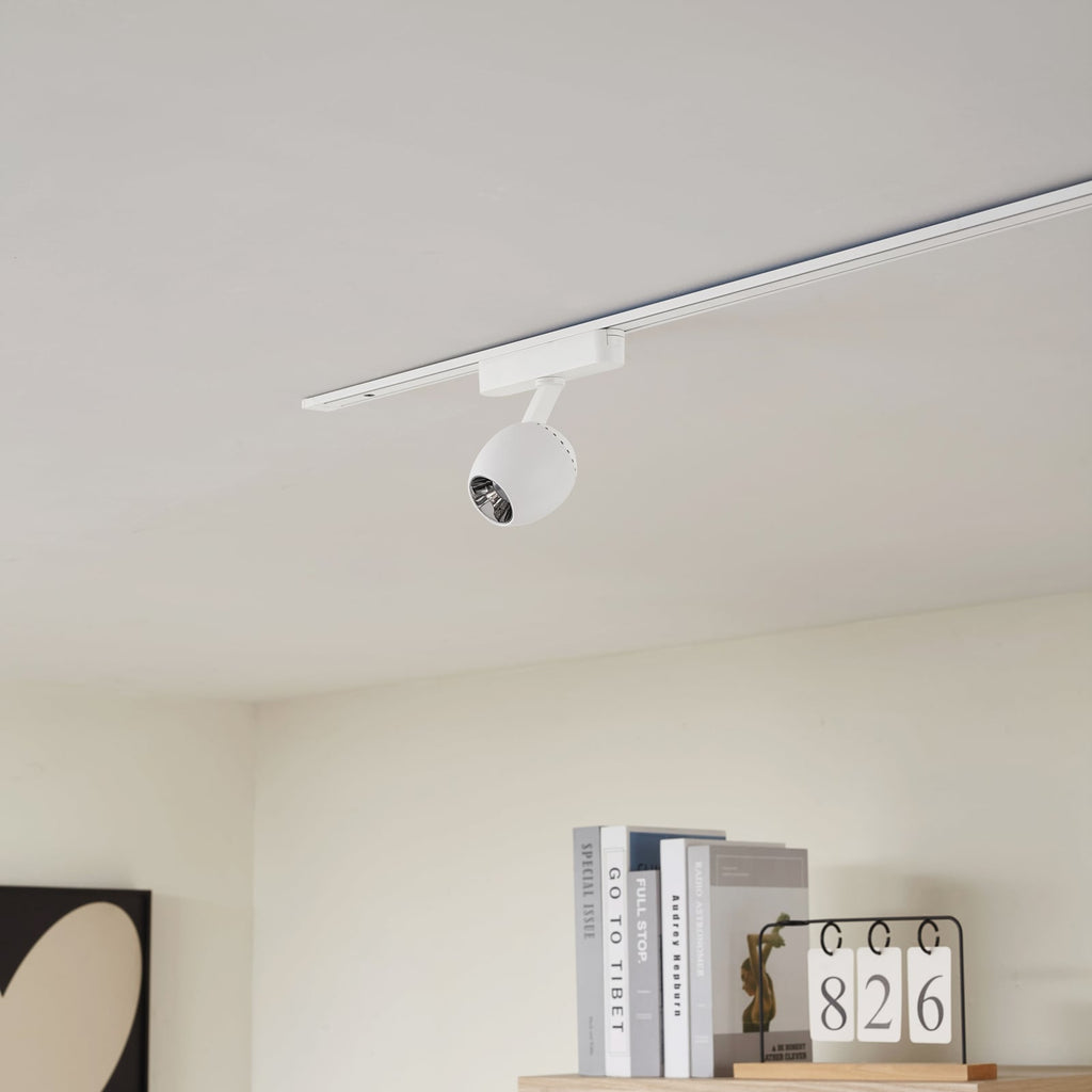 LED-spot 48V Lumaro hvit Ø6 cm dimbar CCT detalj av lyskilde