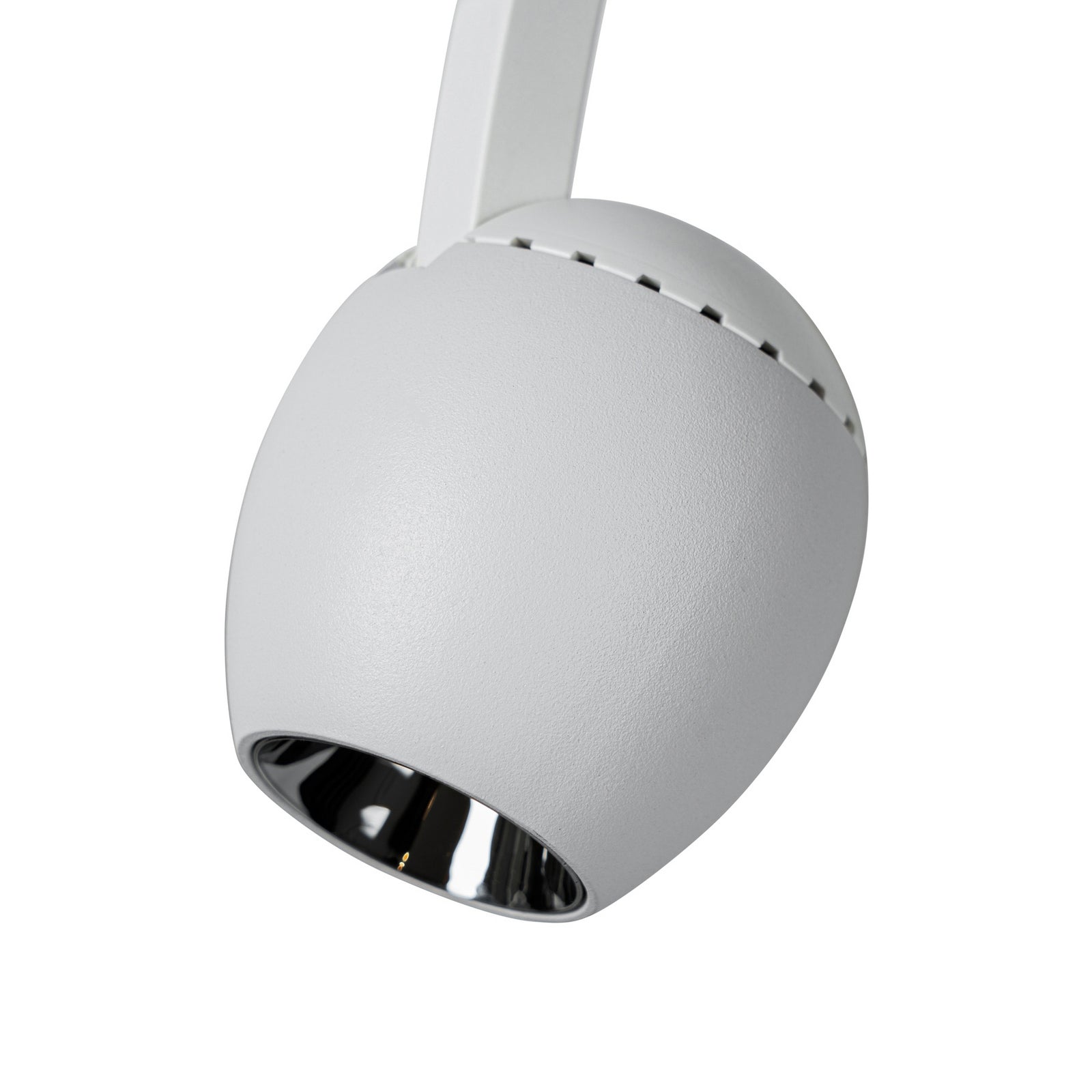 LED-spot 48V Lumaro hvit Ø6 cm dimbar CCT sideprofil