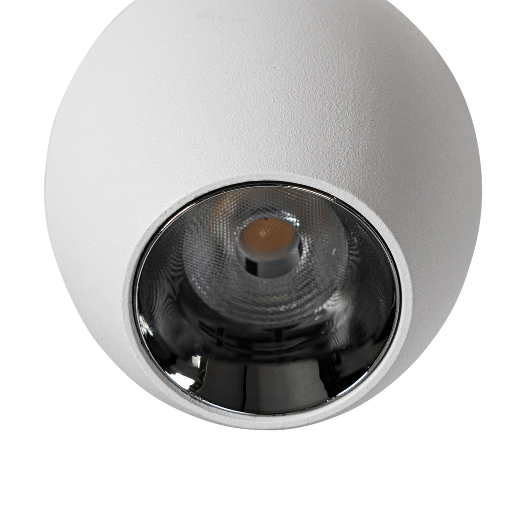 LED-spot 48V Lumaro hvit Ø6 cm dimbar CCT med fjernkontroll tilbehør