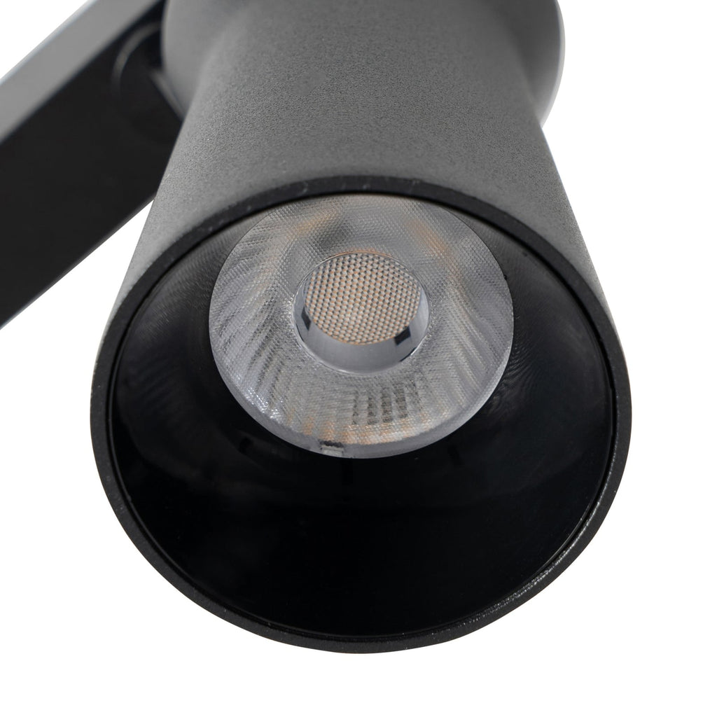 LED-spot 48V Lumaro svart Ø7 cm dimbar CCT installasjon