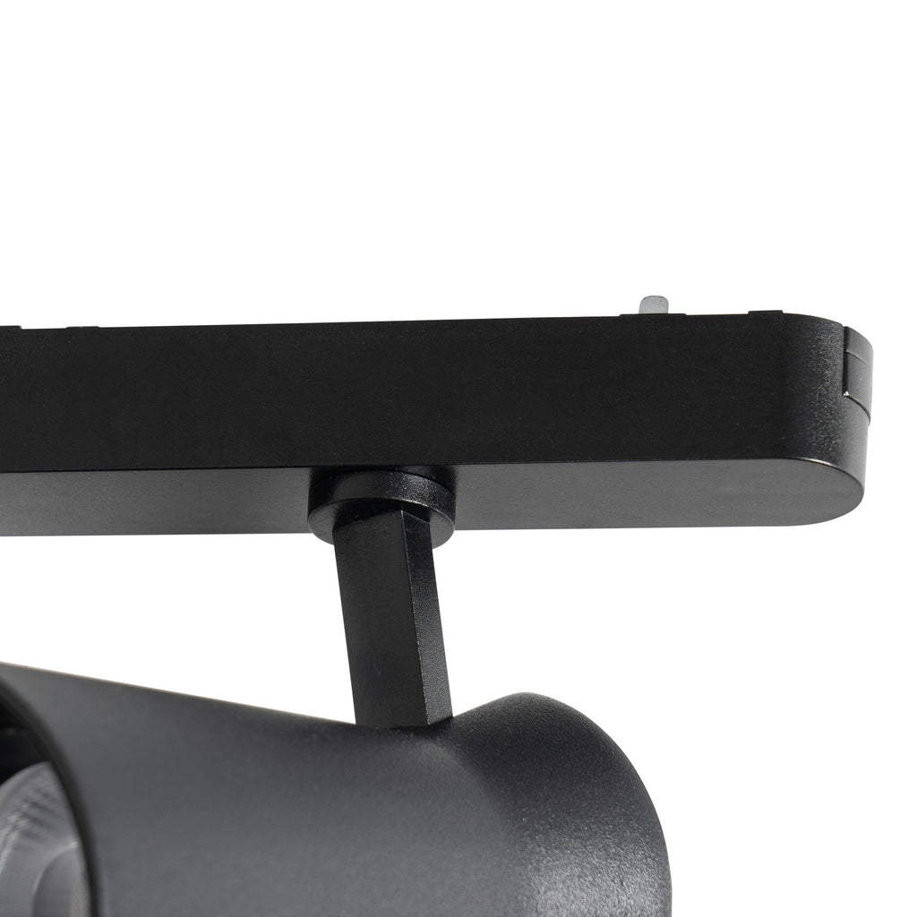 LED-spot 48V Lumaro svart Ø7 cm dimbar CCT materialdetalj
