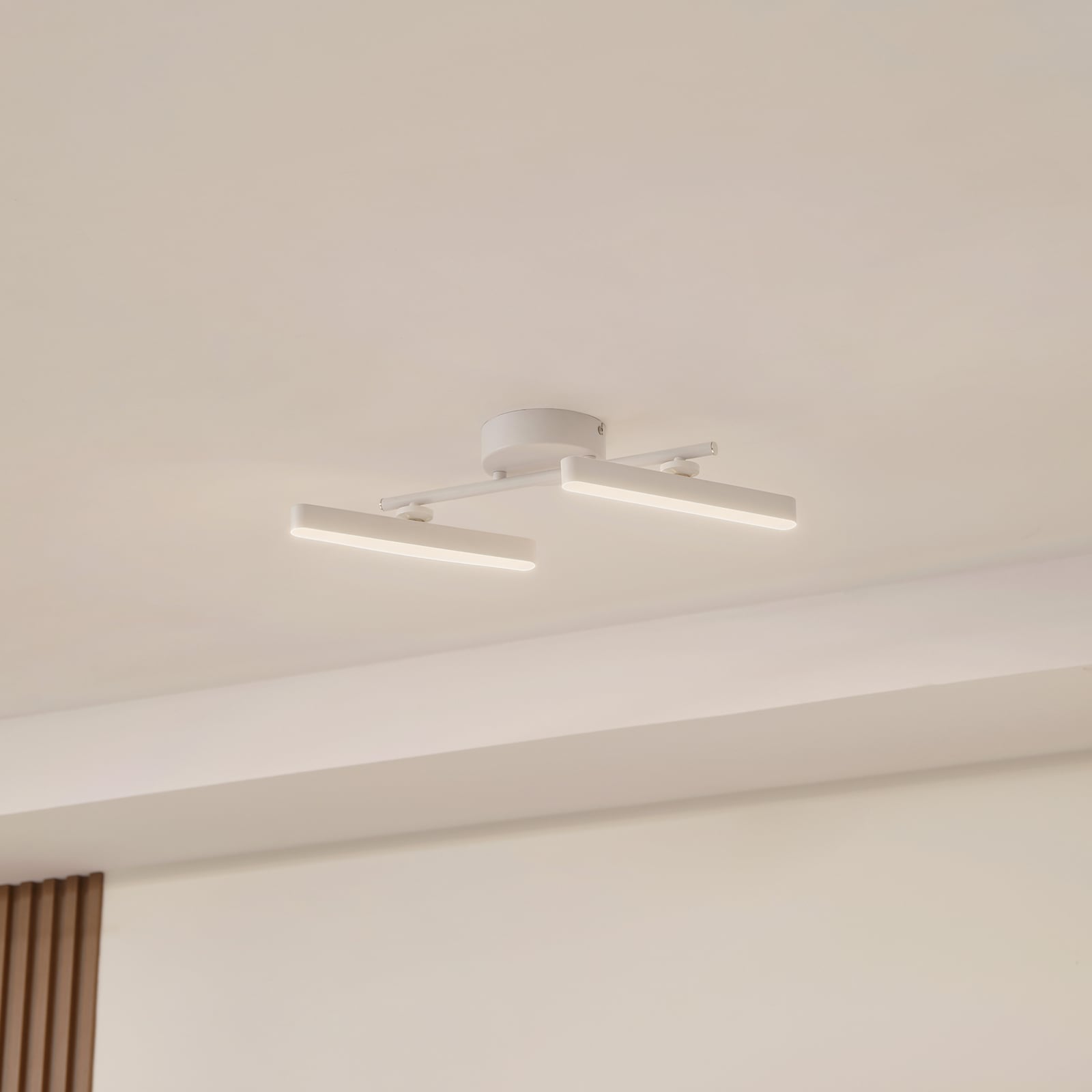 LED spot Eldrin 2-lys hvit dimbar 53,7 cm bakside