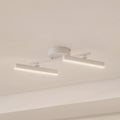 LED spot Eldrin 2-lys hvit dimbar 53,7 cm forfra