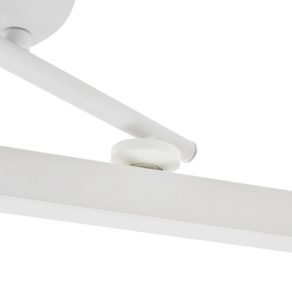 LED spot Eldrin 2-lys hvit dimbar 53,7 cm justerbar vinkel