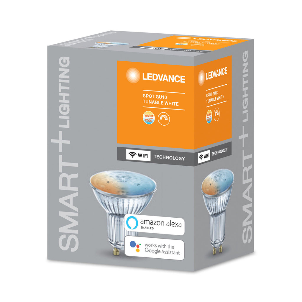 LED-spot GU10 4,9W 350lm CCT dimbar WiFi 45° - LEDVANCE SMART+ bakside
