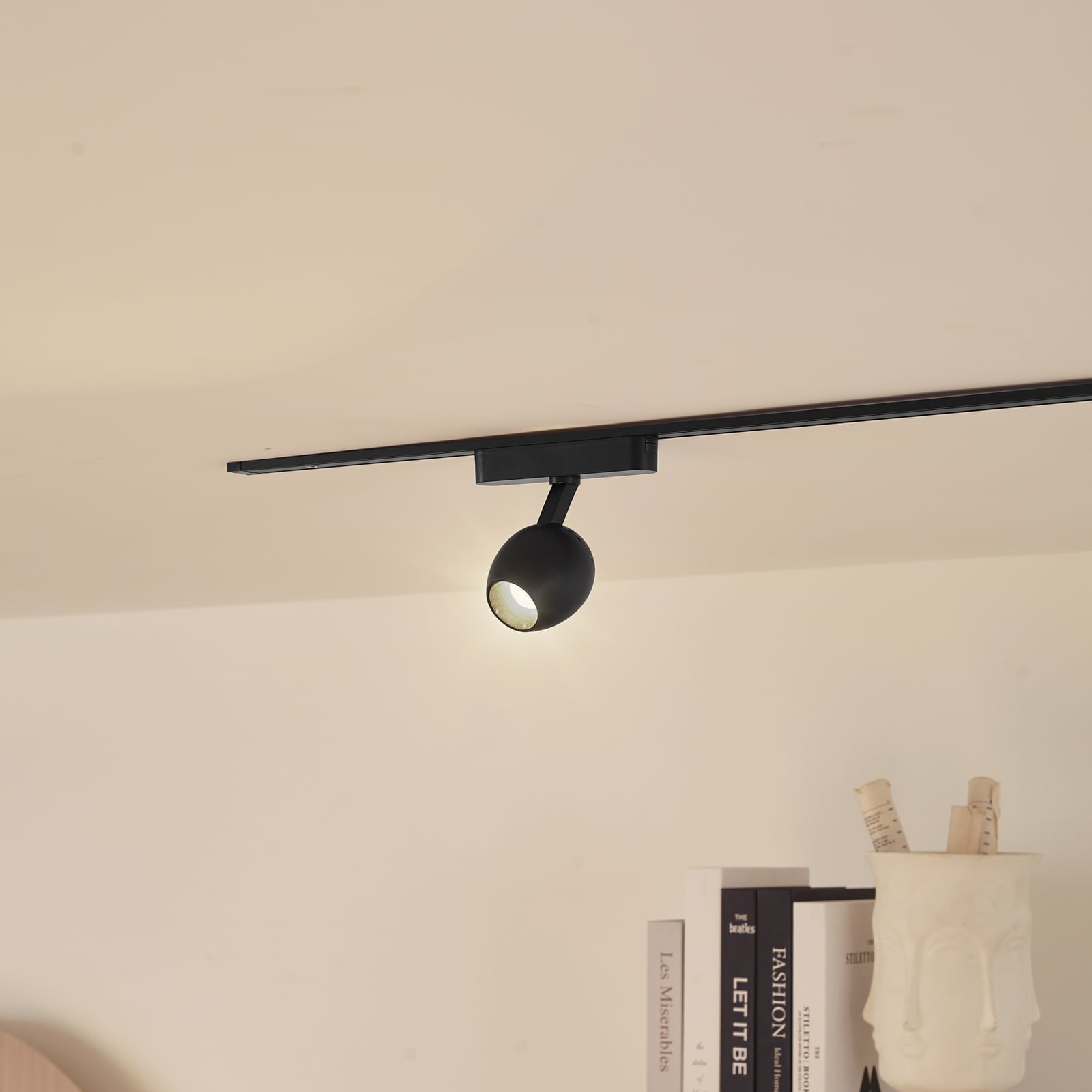LED spot Lumaro 48V CCT dimbar svart Ø6,2 cm bakside