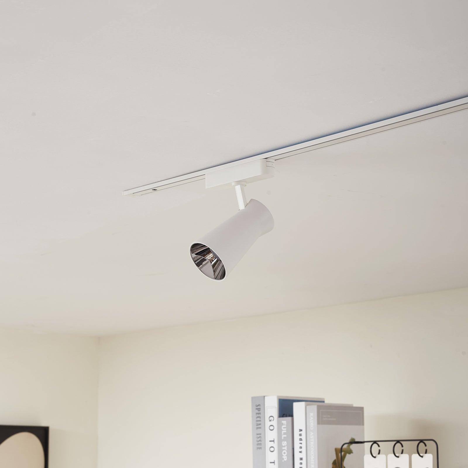 LED-spot Lumaro 48V dimbar CCT hvit detalj