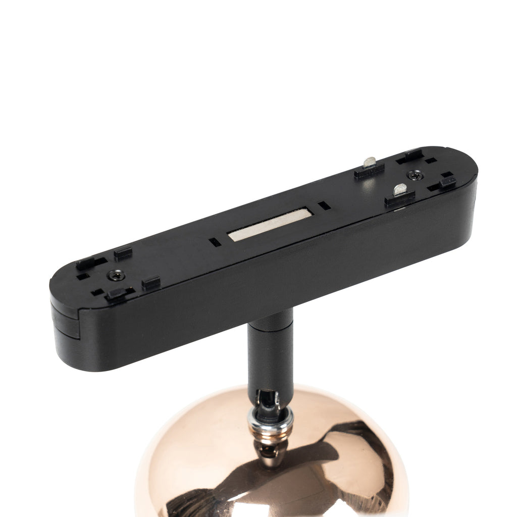 LED-spot Lumaro 48V dimbar CCT roségull Ø8,2 cm aluminium justerbar vinkel