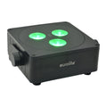 LED-spot oppladbar RGBW 24W dimbar IP65 med fjernkontroll forfra