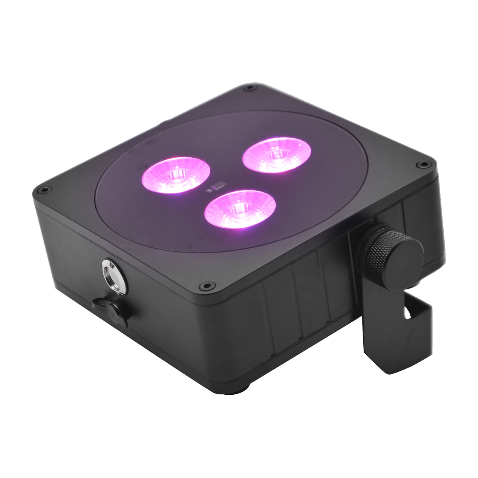 Detalj av LED-spot oppladbar RGBW 24W dimbar IP65 med fjernkontroll