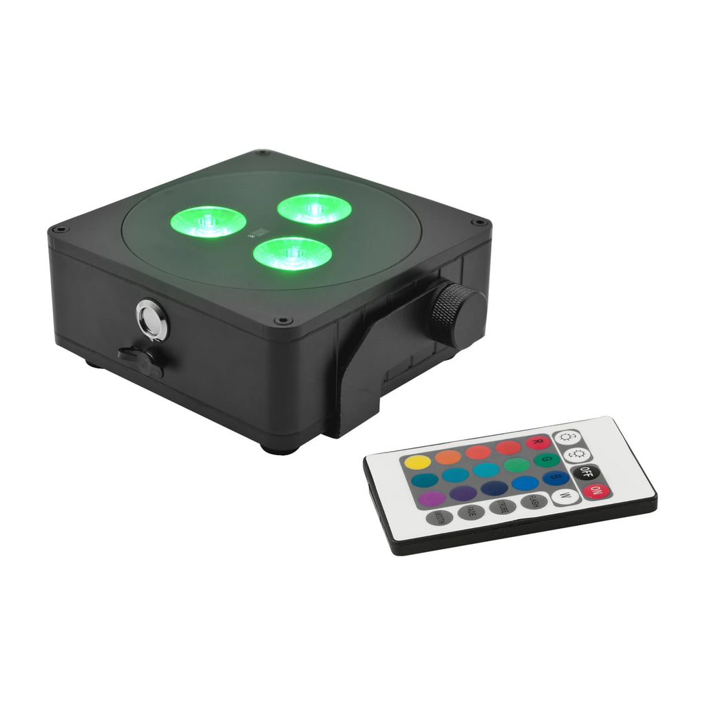 Montert LED-spot oppladbar RGBW 24W dimbar IP65 med fjernkontroll ute