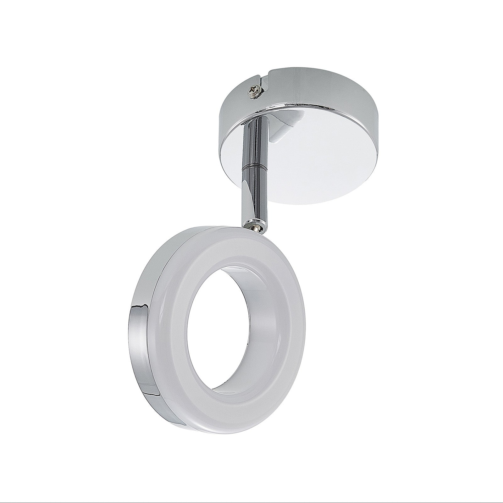 LED spot Tioklia 1-lys krom metall detalj av ledd