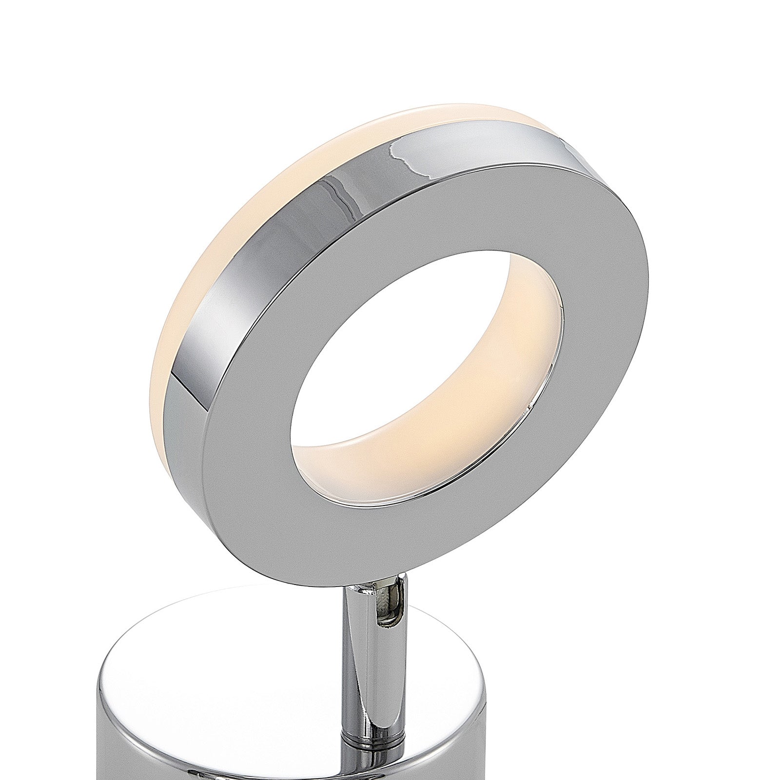 LED spot Tioklia 1-lys krom metall sideprofil