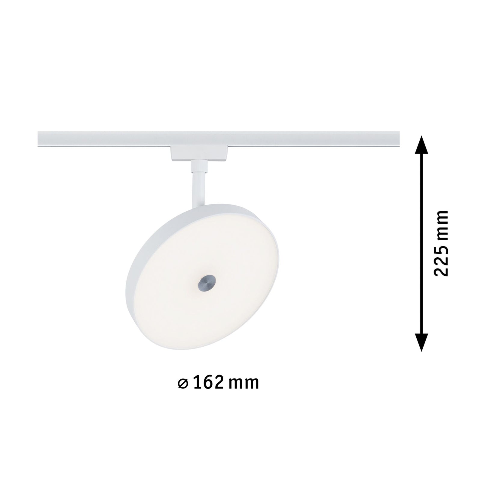 Nærbilde av LED-spot URail Hildor dimbar hvit 15W 3000K Ø16 cm - Paulmann
