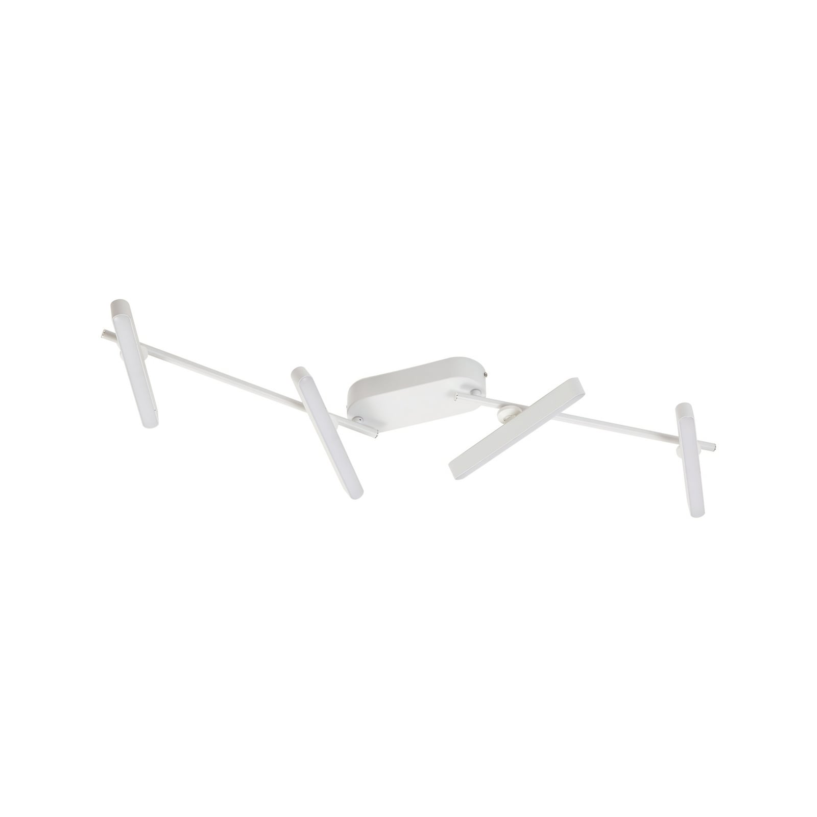 LED spotlist Eldrin 4-lys dimbar 111,5 cm matt hvit montert i tak