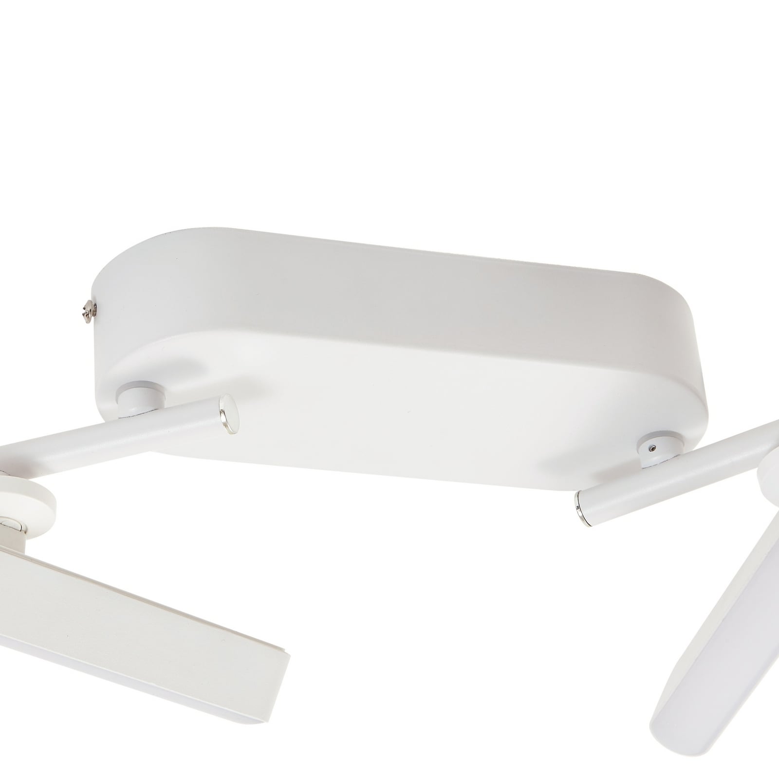 LED spotlist Eldrin 4-lys dimbar 111,5 cm matt hvit sideprofil