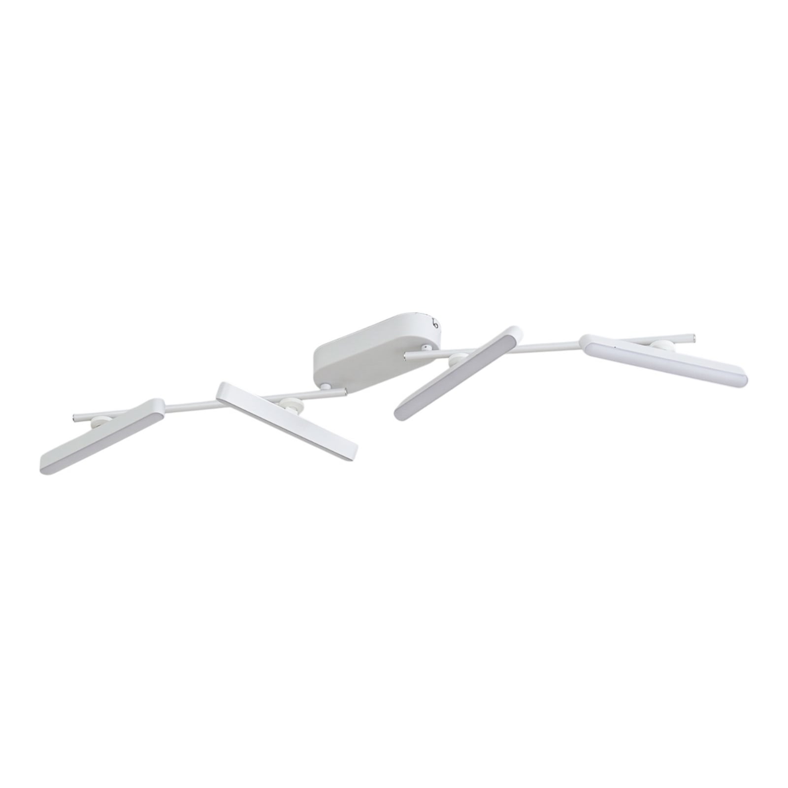 LED spotlist Eldrin 4-lys dimbar 111,5 cm matt hvit monteringsdetaljer
