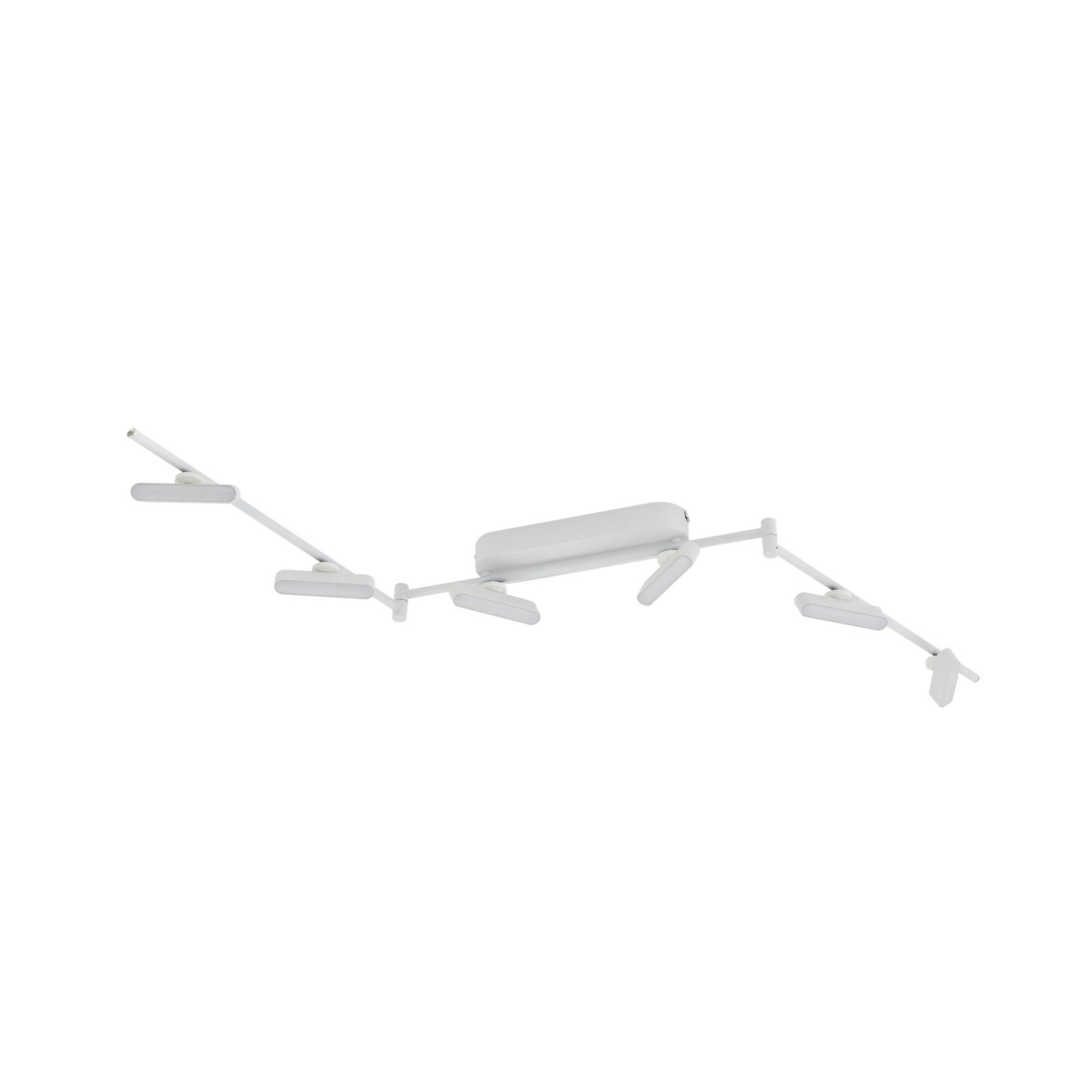 LED spotlist Eldrin 6-lys dimbar hvit 152 cm montert i rom