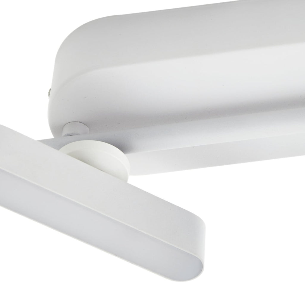 LED spotlist Eldrin 6-lys dimbar hvit 152 cm justerbare lamper