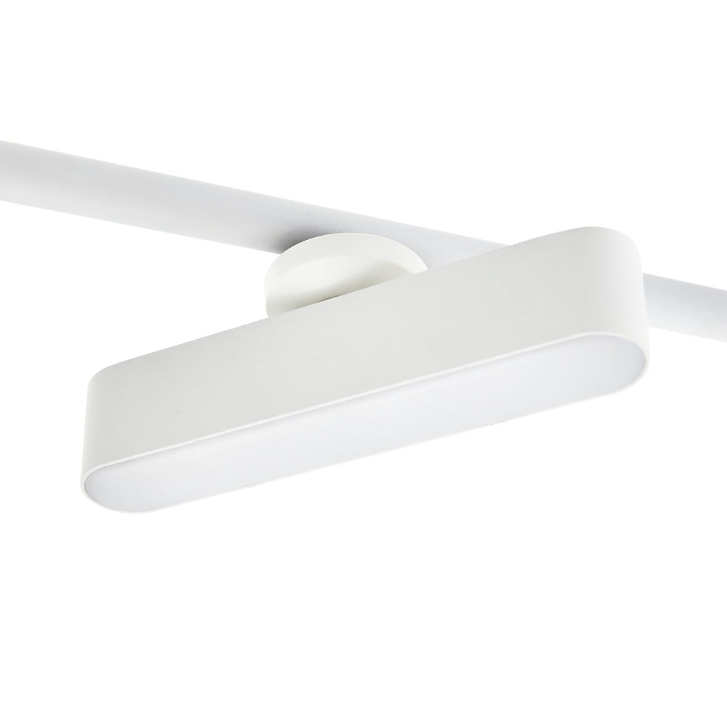 LED spotlist Eldrin 6-lys dimbar hvit 152 cm lys i bruk