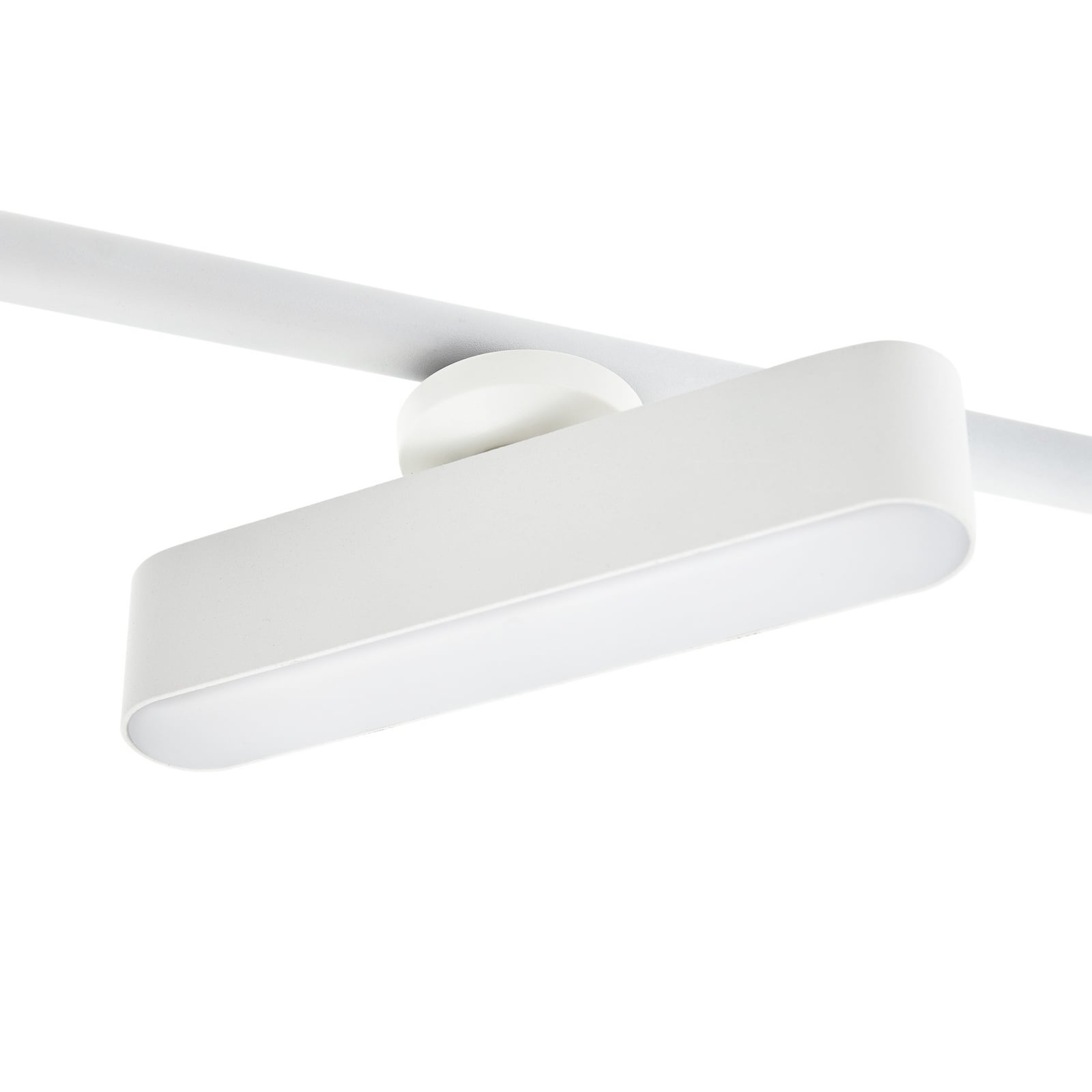 LED spotlist Eldrin 6-lys dimbar hvit 152 cm lys i bruk