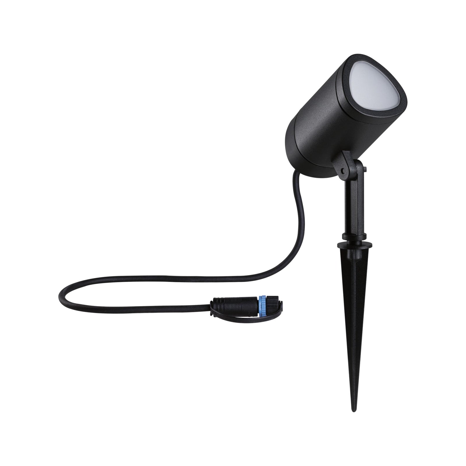 LED-spydspot Shira Zigbee RGBW dimbar IP65 - Paulmann montert i hage