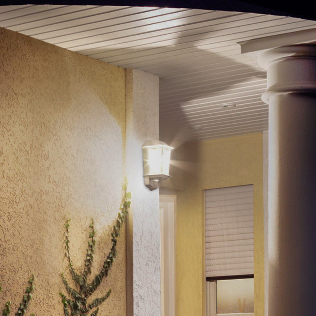 Baksiden av LED stabpære E27 9,2W 3000K opal for L 260 STEINEL