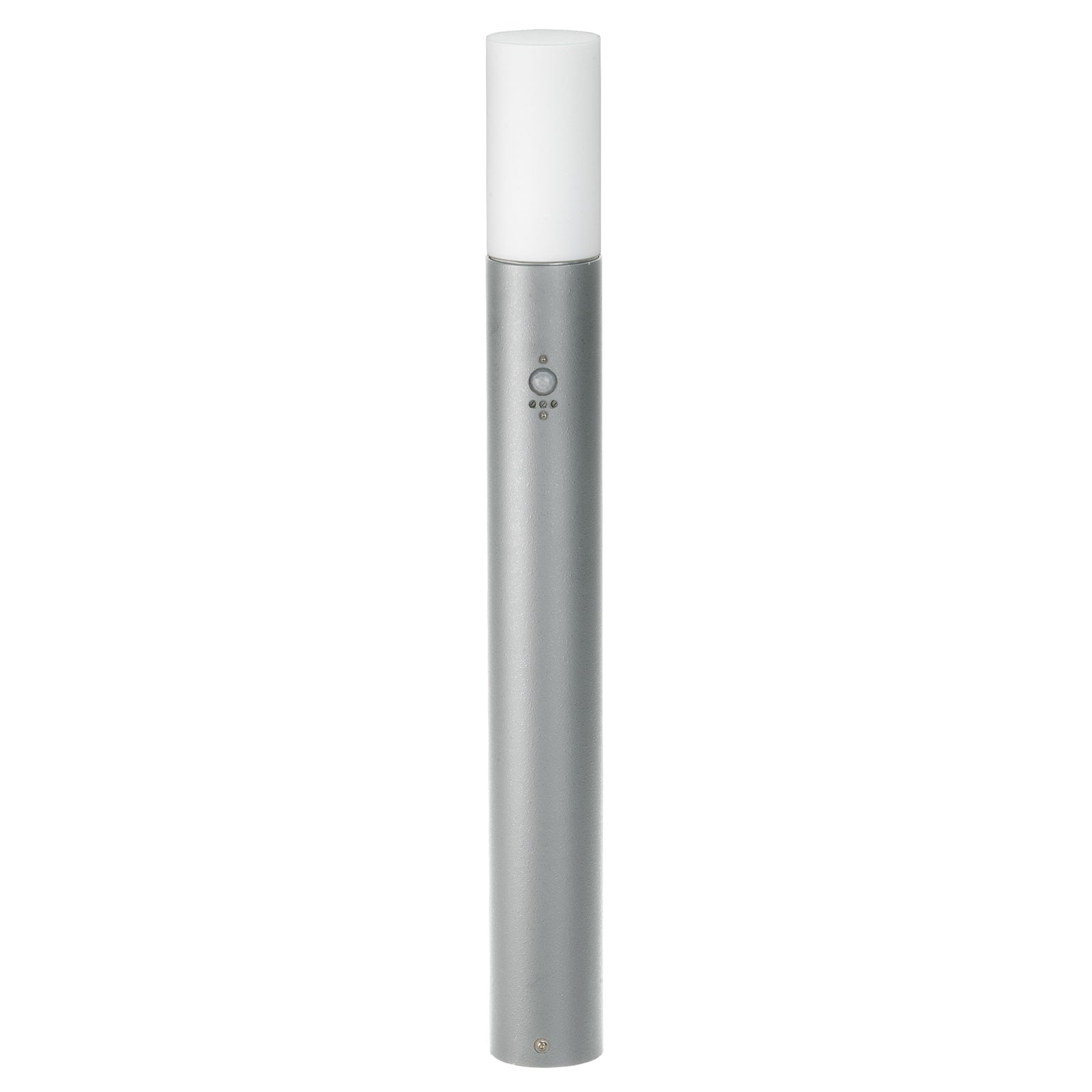 LED sti-lampe 2278 med bevegelsessensor dimbar sølv IP44 forside